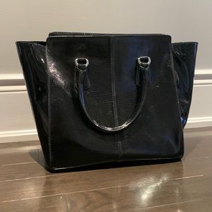 Patent leather Stuart Weitzman handbag